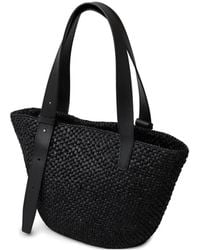 LIE STUDIO - Small The Bianca Raffia Tote Bag - Lyst