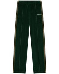 CASABLANCA - Logo-Embroidered Side-Stripe Track Pants - Lyst