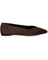 JONAK PARIS - Ballerines En Daim À Bout Pointu Noemie - Lyst