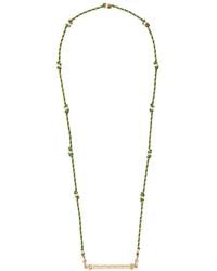Marie Lichtenberg - 18Kt Candy Cane Diamond Necklace - Lyst