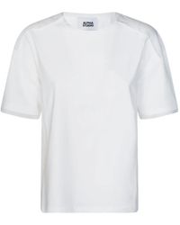 Alpha Studio - Insert Boxy T-Shirt - Lyst