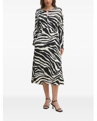Ouí - Robe À Imprimé Zébré - Lyst