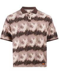 Maison hideout - Polo En Maille Tie-Dye - Lyst