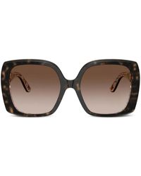 Dolce & Gabbana - Tortoiseshell Square-Frame Sunglasses - Lyst