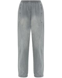adidas - Side-Stripe Cotton Trousers - Lyst