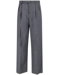 Eudon Choi - Belted Pleated Trousers - Lyst