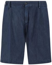Paul & Shark - Denim Bermuda Shorts - Lyst