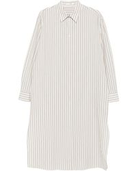 The Row - Chihiro Striped Shirt Dress - Lyst