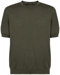 Slowear - Pull Côtelé À Manches Courtes - Lyst