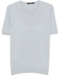 Tagliatore - Josh Short-Sleeve Knitted T-Shirt - Lyst