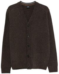 Paul Smith - Button-Up Merino Wool Cardigan - Lyst