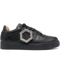 Philipp Plein - ビジュートリム レザースニーカー - Lyst