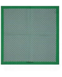 Ferragamo - Tournament-Print Silk Pocket Square - Lyst