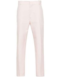 Alexander McQueen - Cotton Tailored Trousers - Lyst