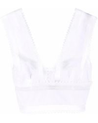 Alberta Ferretti - Cropped Top - Lyst