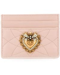 Dolce & Gabbana - Devotion Quilted Card Holder - Lyst