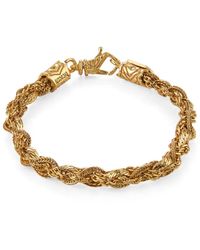 Emanuele Bicocchi - Kordelkettenarmband Aus Silber - Lyst