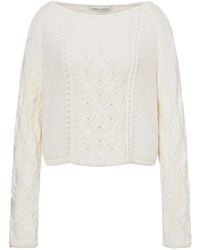 Alberta Ferretti - 3D-Knit Sweater - Lyst