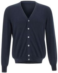 Gran Sasso - V-Neck Button Cardigan - Lyst