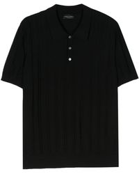 Roberto Collina - Short-sleeve Knitted Polo Shirt - Lyst