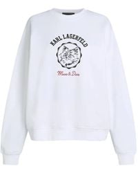 KARL LAGERFELD - Ikon Choupette Muse Sweatshirt - Lyst