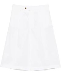 Berwich - Linda Buttoned Shorts - Lyst