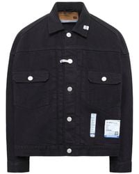Maison Mihara Yasuhiro - Chaqueta Vaquera Con Detalle De Parche - Lyst