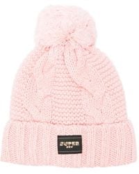 Superdry - Pom-Pom Cable-Knit Beanie - Lyst