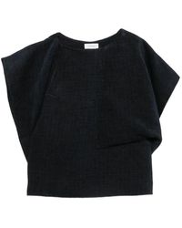Ruohan - Blouse Drapée À Design Asymétrique - Lyst