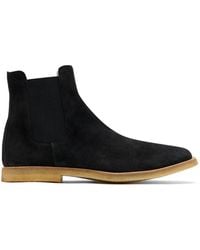 Common Projects - Suede Chelsea Boots - Lyst