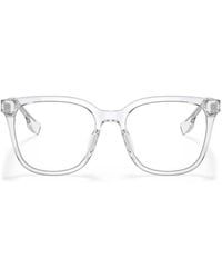 Burberry - Lunettes De Vue À Monture Carrée - Lyst