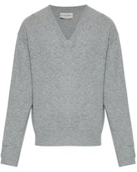 Officine Generale - Manu V-Neck Knitwear - Lyst