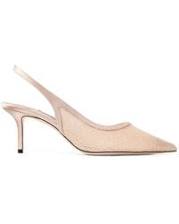 Jimmy Choo - Love Sling Back 65 Macaron Candyfloss Glitter Slingbacks Pumps - Lyst