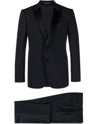 Emporio Armani - Peak-lapels Wool Blend Suit - Lyst