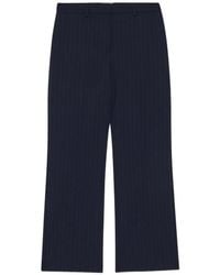 Ottod'Ame - Pinstripe-Pattern Tailored Trousers - Lyst