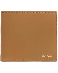 Paul Smith - Portefeuille Signature À Rayures En Cuir De Veau - Lyst