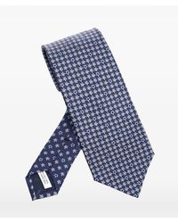 Ferragamo - Gancini Turtle-Print Silk Tie - Lyst