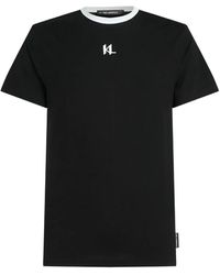 Karl Lagerfeld - T-Shirt À Motif Monogrammé - Lyst