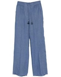 Marina Rinaldi - Tassel Drawstring Trousers - Lyst