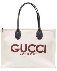 Gucci - Medium Shopper Met Print - Lyst