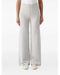 Max Mara - Gabarra Fine-Knit Wide-Leg Trousers - Lyst