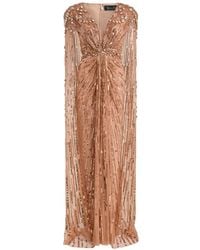 Jenny Packham - Lotus Lady Bead-Embellished Gown - Lyst