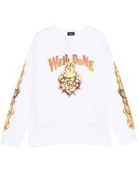 we11done - Graphic-Print T-Shirt - Lyst