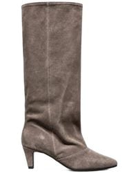 Poche Paris - Melanie Suede Boots - Lyst