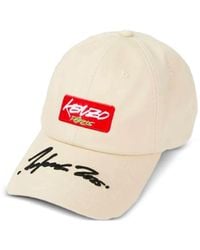 KENZO - Logo-Patch Baseball Cap - Lyst