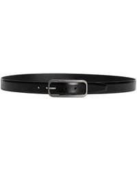 Dolce & Gabbana - Cinturón Con Hebilla Rectangular - Lyst