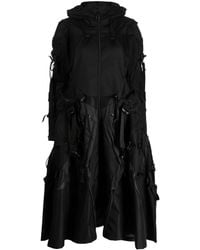 Junya Watanabe - Panelled-Design Zip-Up Coat - Lyst
