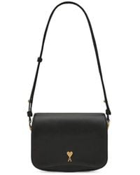 Ami Paris - Cowhide Leather Paris Paris Bag - Lyst