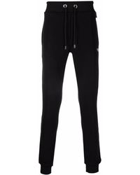 Philipp Plein - Logo-Patch Cotton Track Pants - Lyst
