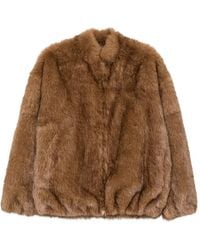 ZOE Paris - Chaqueta De Pelo Artificial Con Cremallera - Lyst